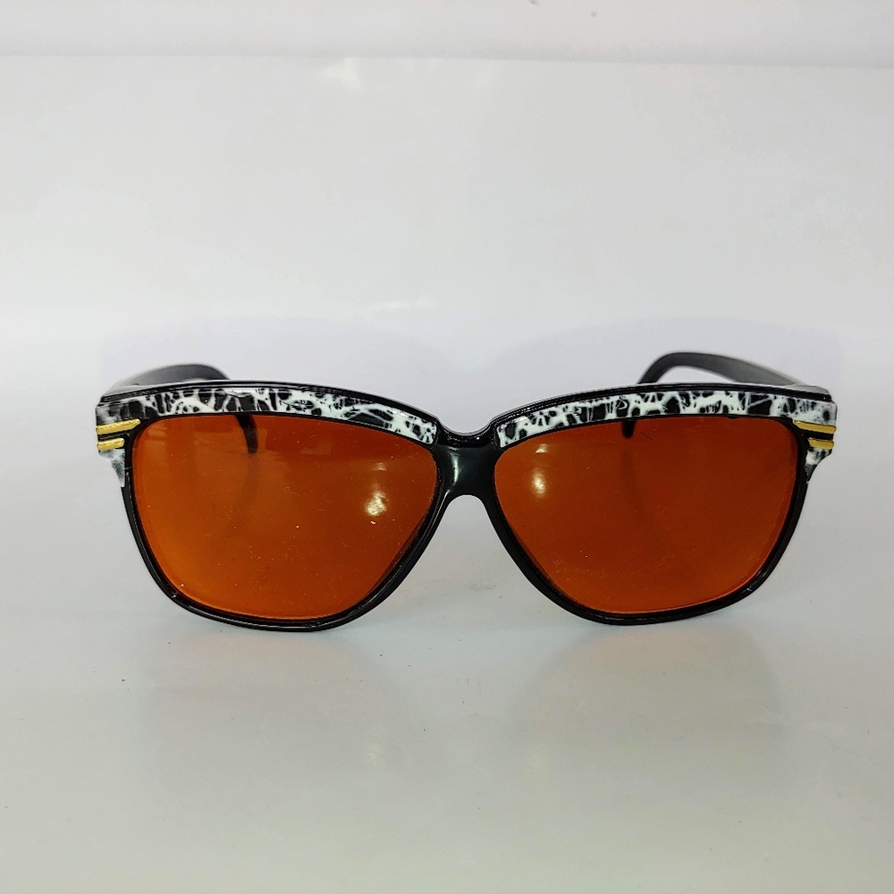 NWT Vintage 90's Lady Fashion Designer Sunglasses (Black/White)